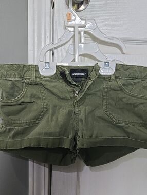Joe Boxer Olive Green Cargo-Style Cotton Shorts